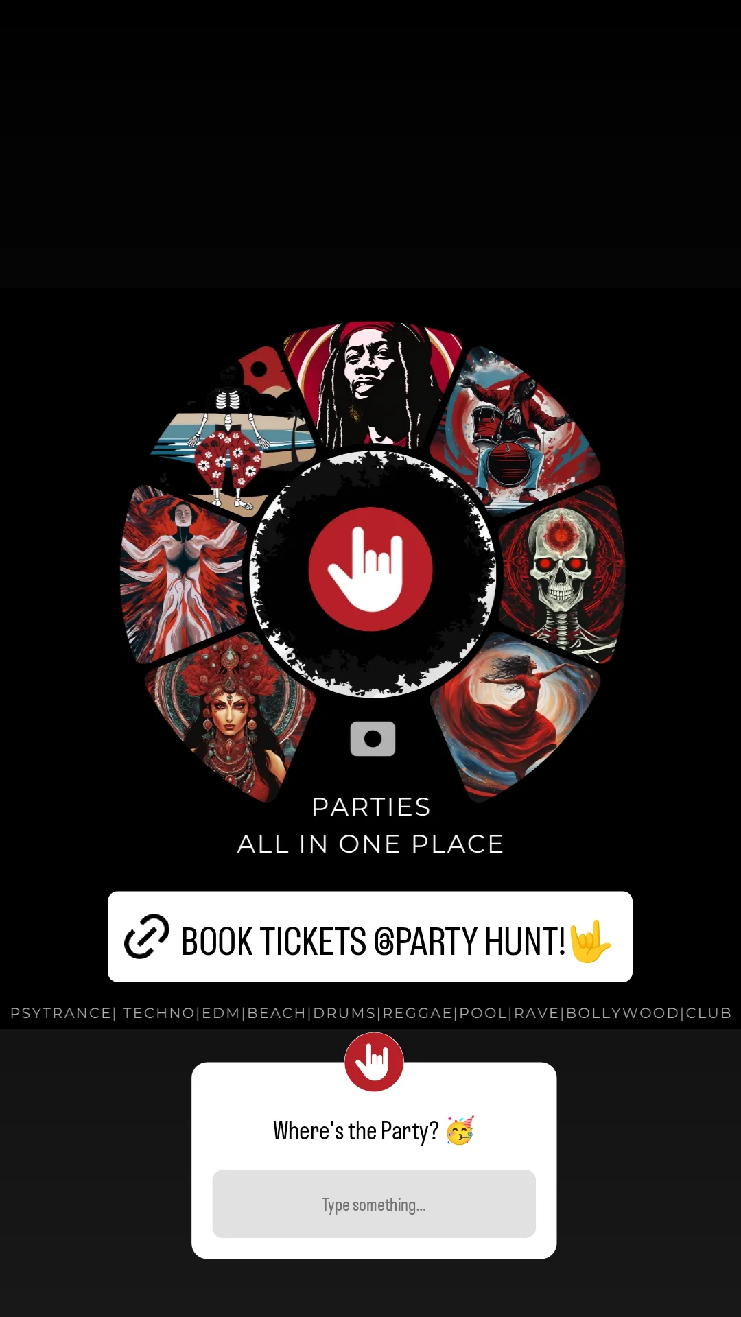 Banner for PARTY HUNT - Tix!