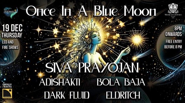Banner for ONCE IN A BLUE MOON