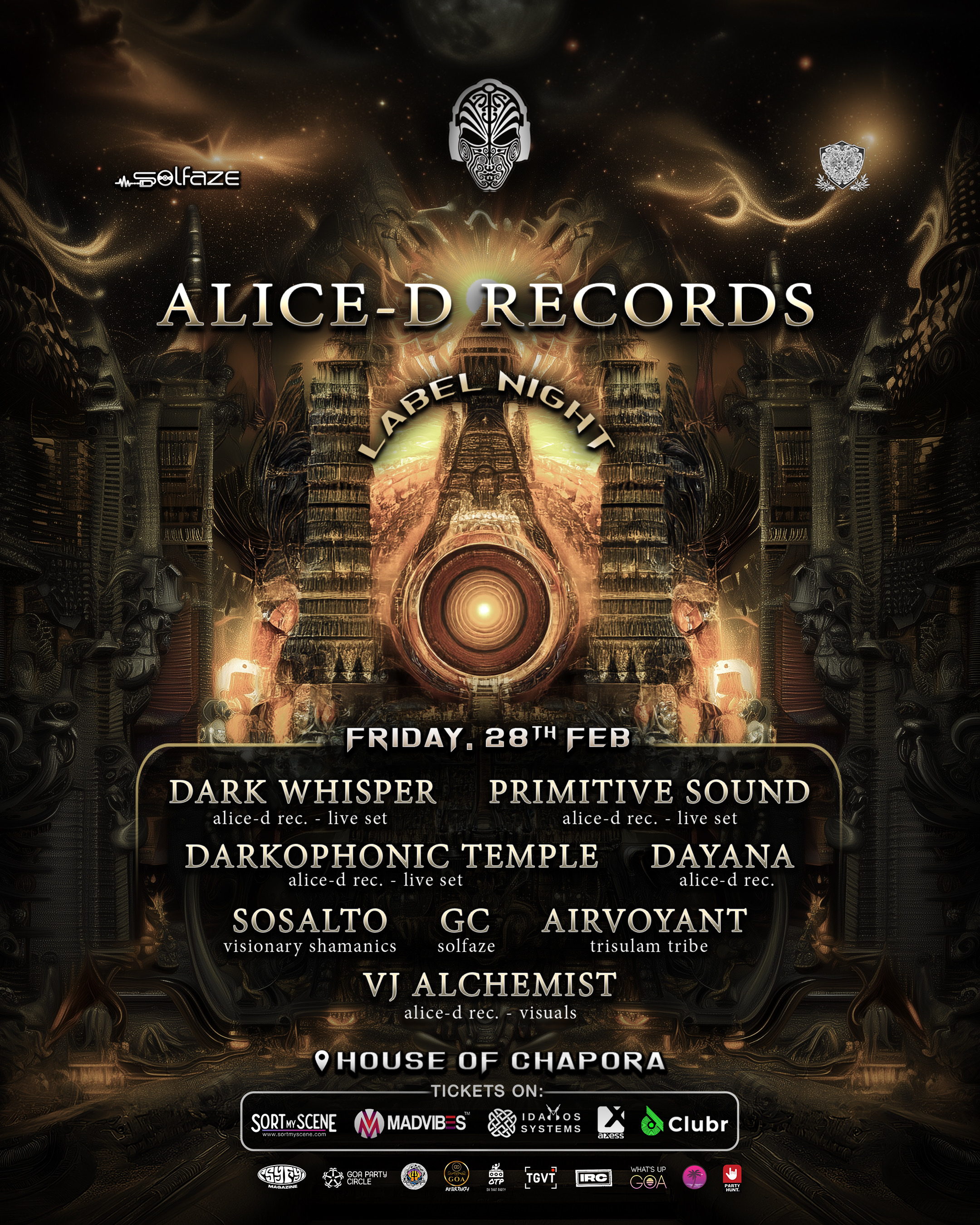 Banner for Alice-D Rec. Label Night