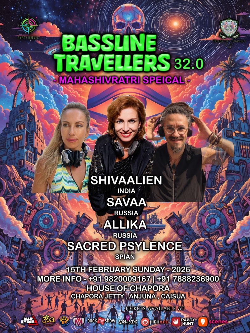 Banner for BASSLINE TRAVELLERS  MAHASHIVRAT