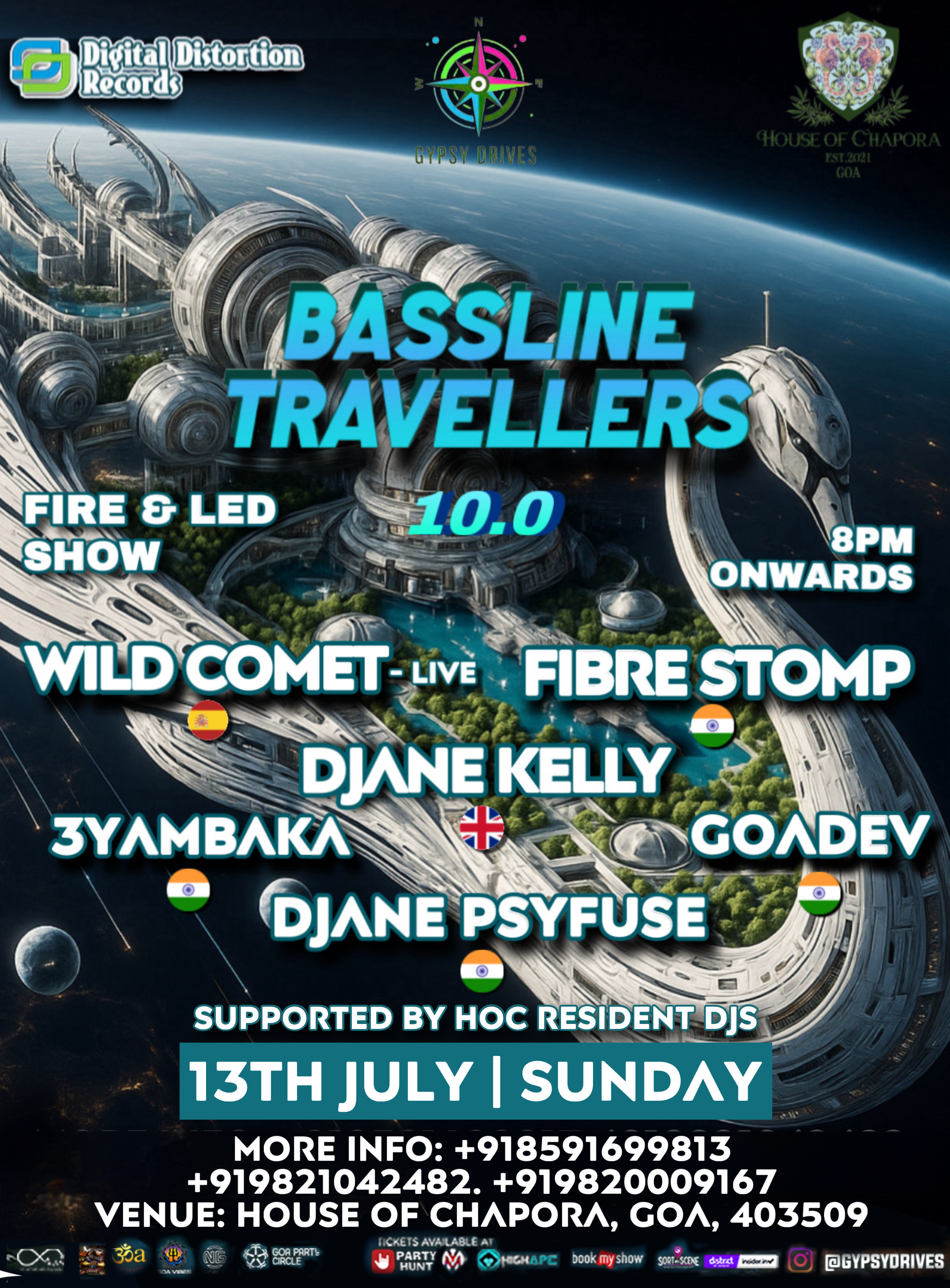 Banner for BASSLINE TRAVELLERS 10.0 GYPSY DRIVES