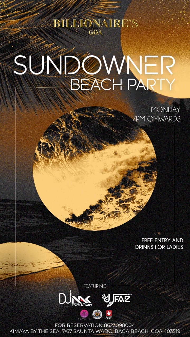 Banner for Sundowner Beach Party
