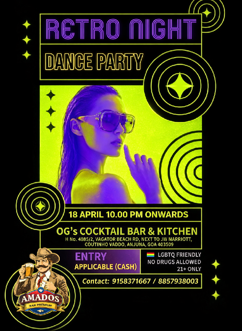 Banner for RETRO NIGHT – DANCE PARTY