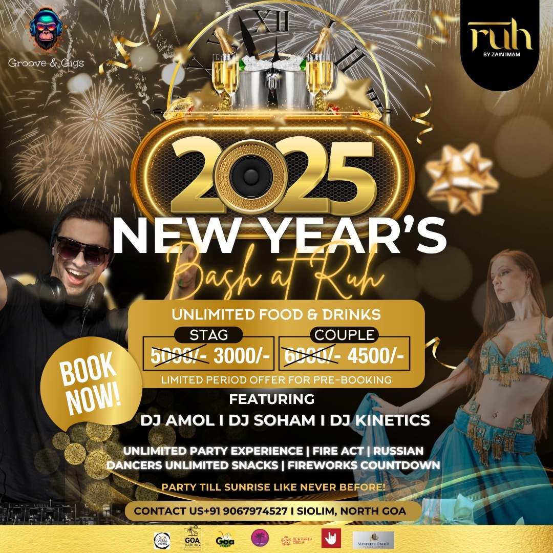 Banner for NYE Bash