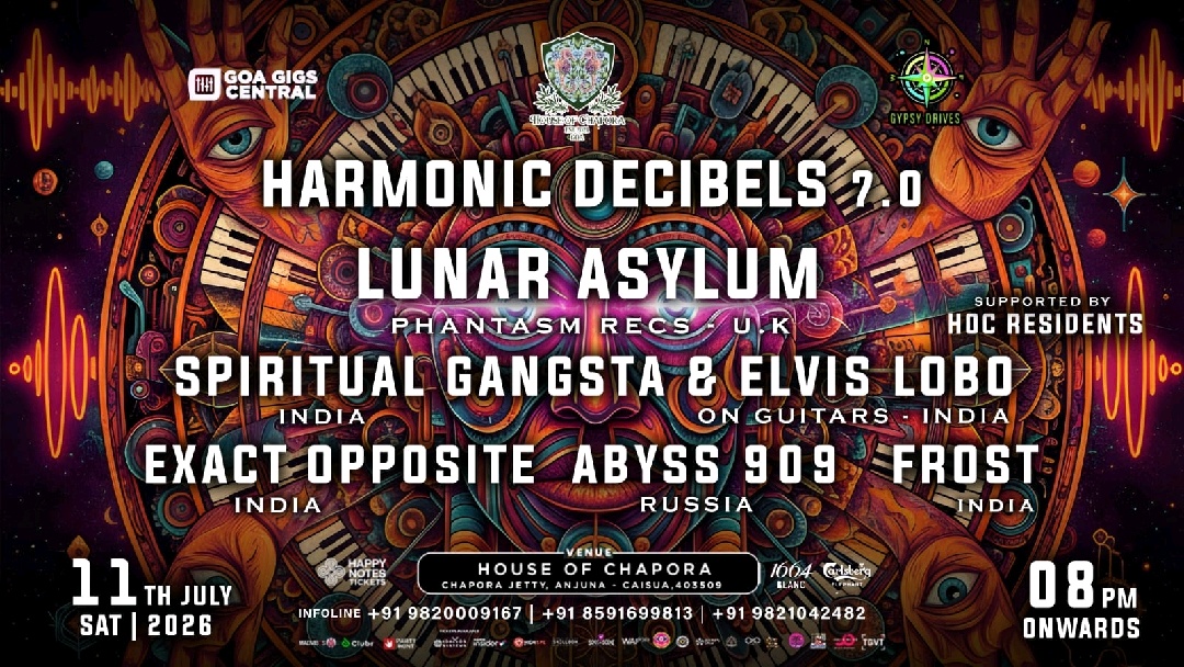 Banner for Lunar Asylum (Uk) Live In Goa