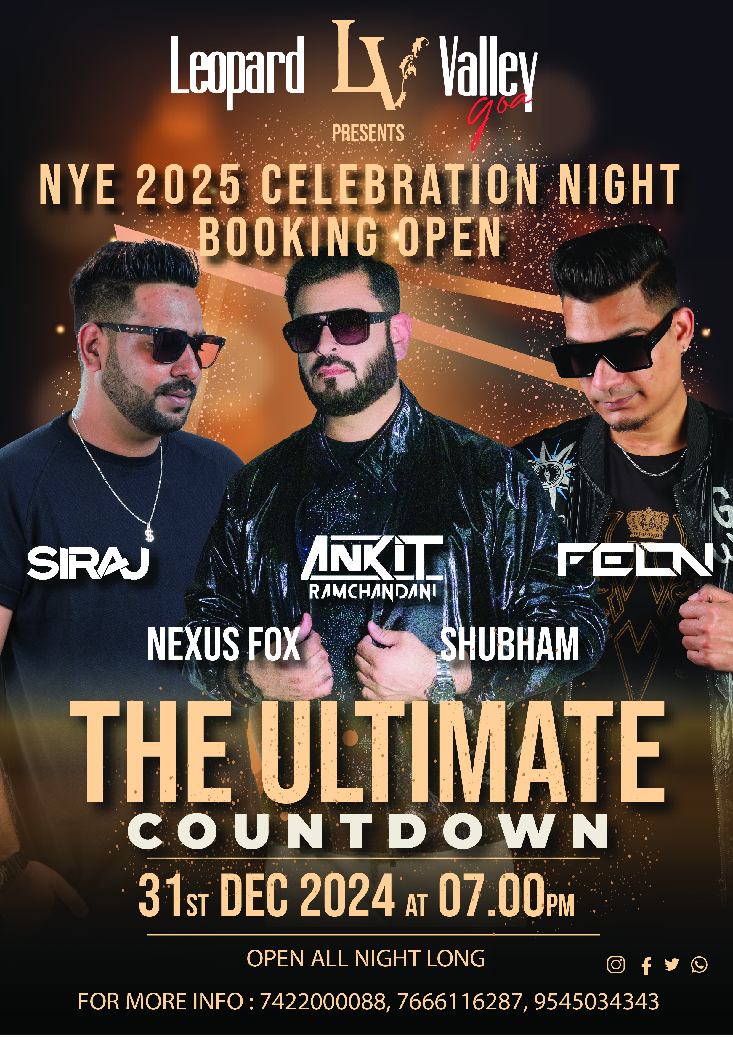 Banner for NYE 2025 Celebration Night