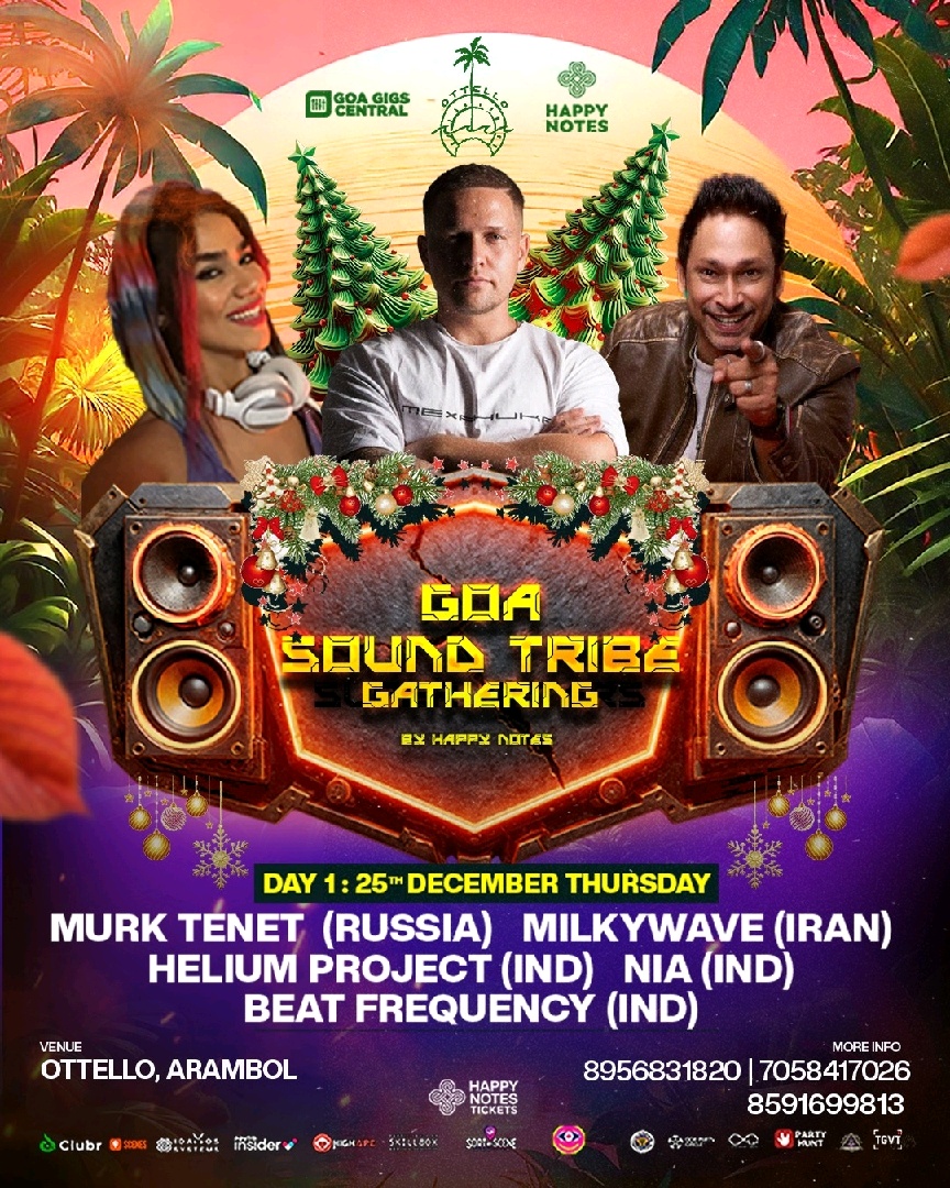 Banner for Xmas Day 1 Goa Sound Tribe