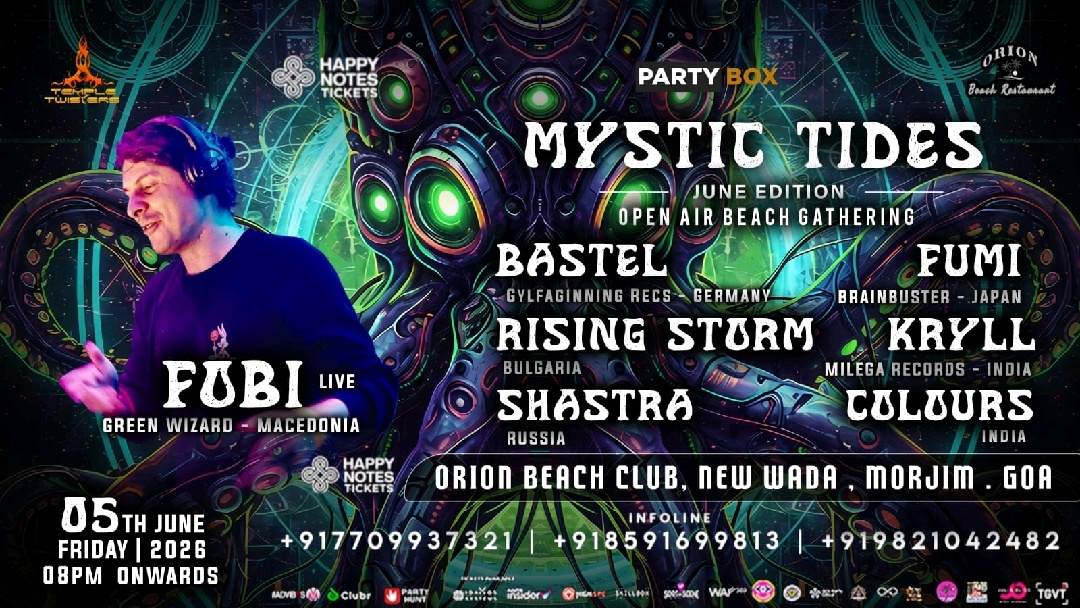 Banner for OPEN AIR BEACH party FOBI LIVE