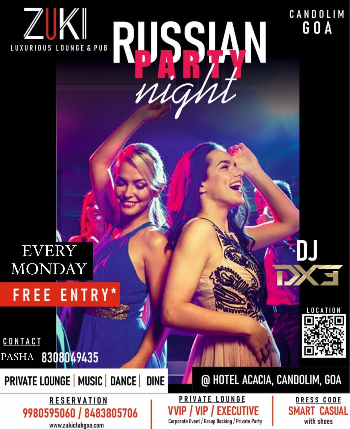 Banner for Russian Party Night
