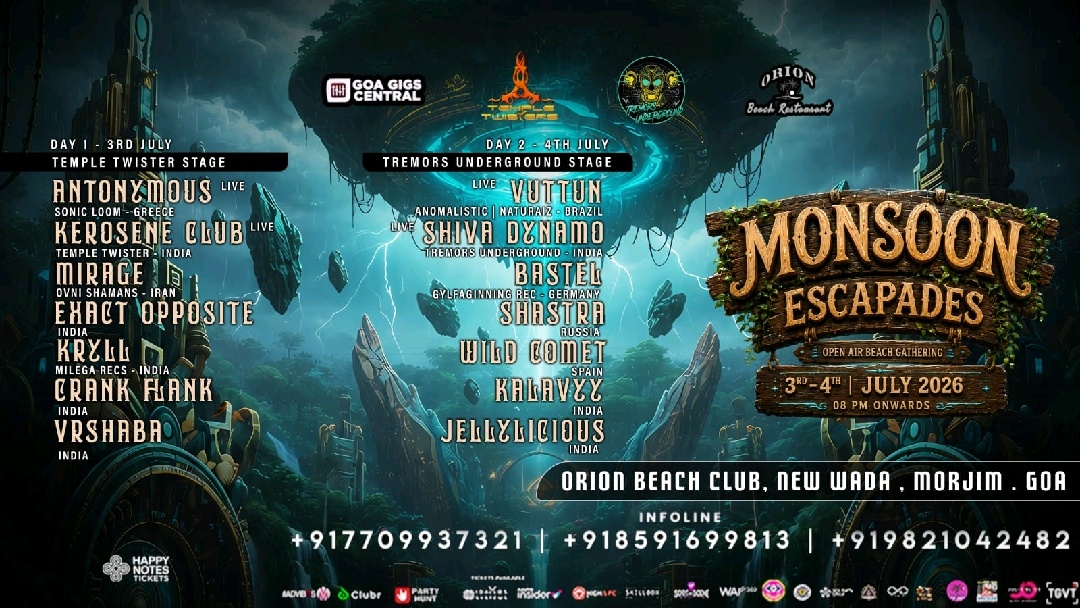 Banner for Monsoon Open Air Escapades