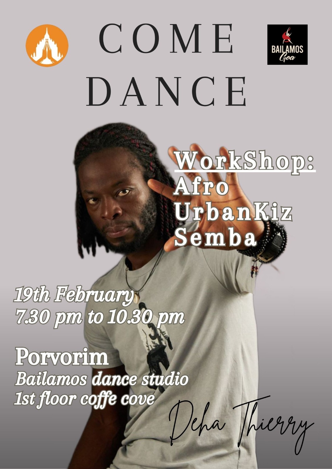 Banner for African Dance Workshop