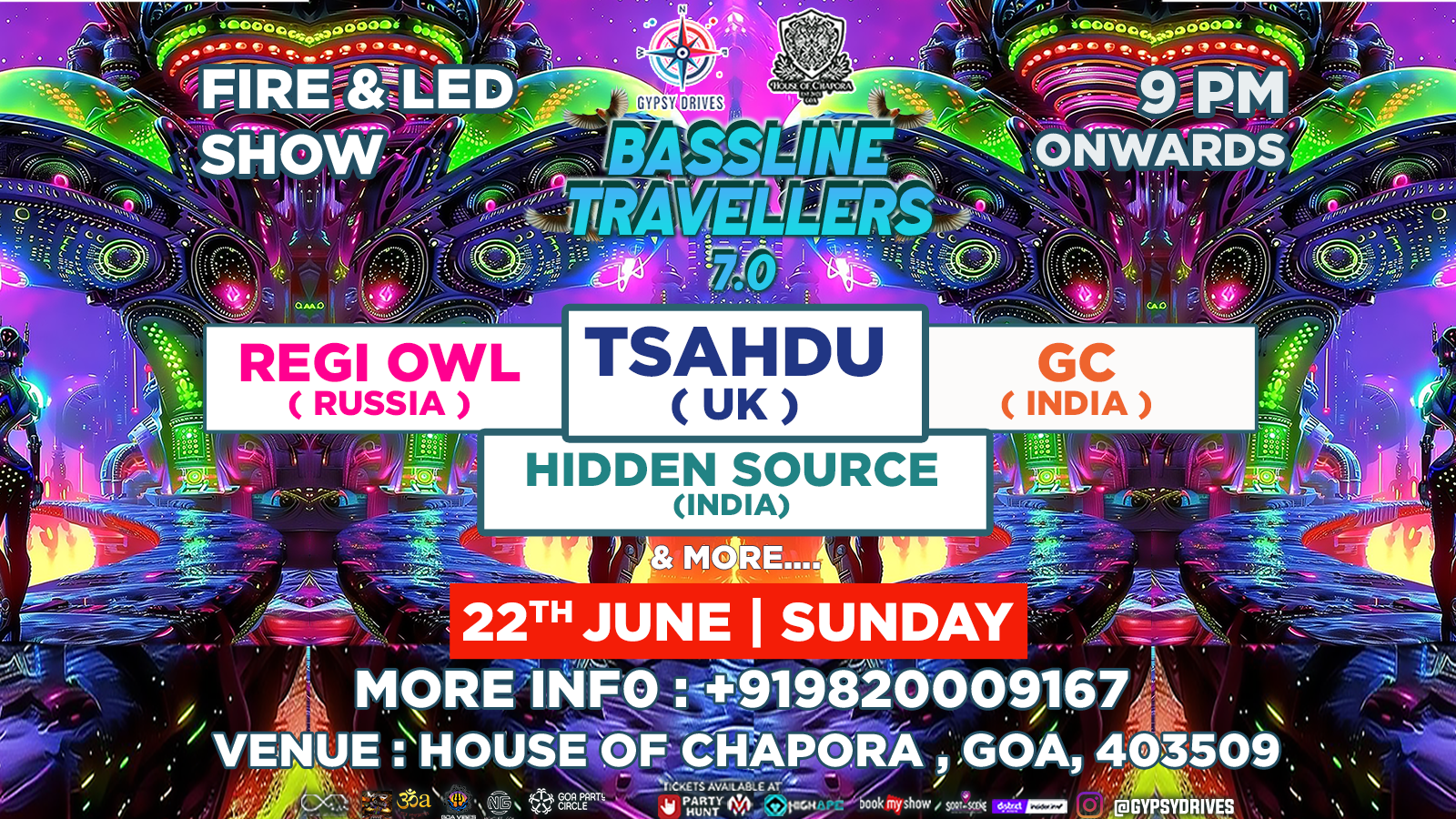 Banner for BASSLINE TRAVELLERS 7.0