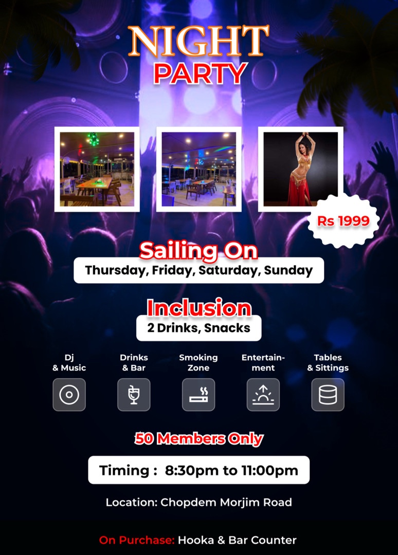 Banner for Floating Party Night