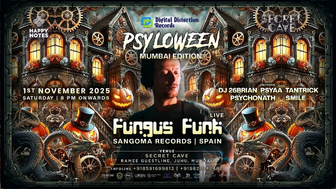 Banner for Psyloween Fungus Funk Live