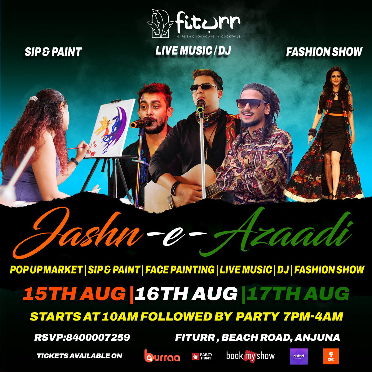 Banner for Jashn -e- Azaadi