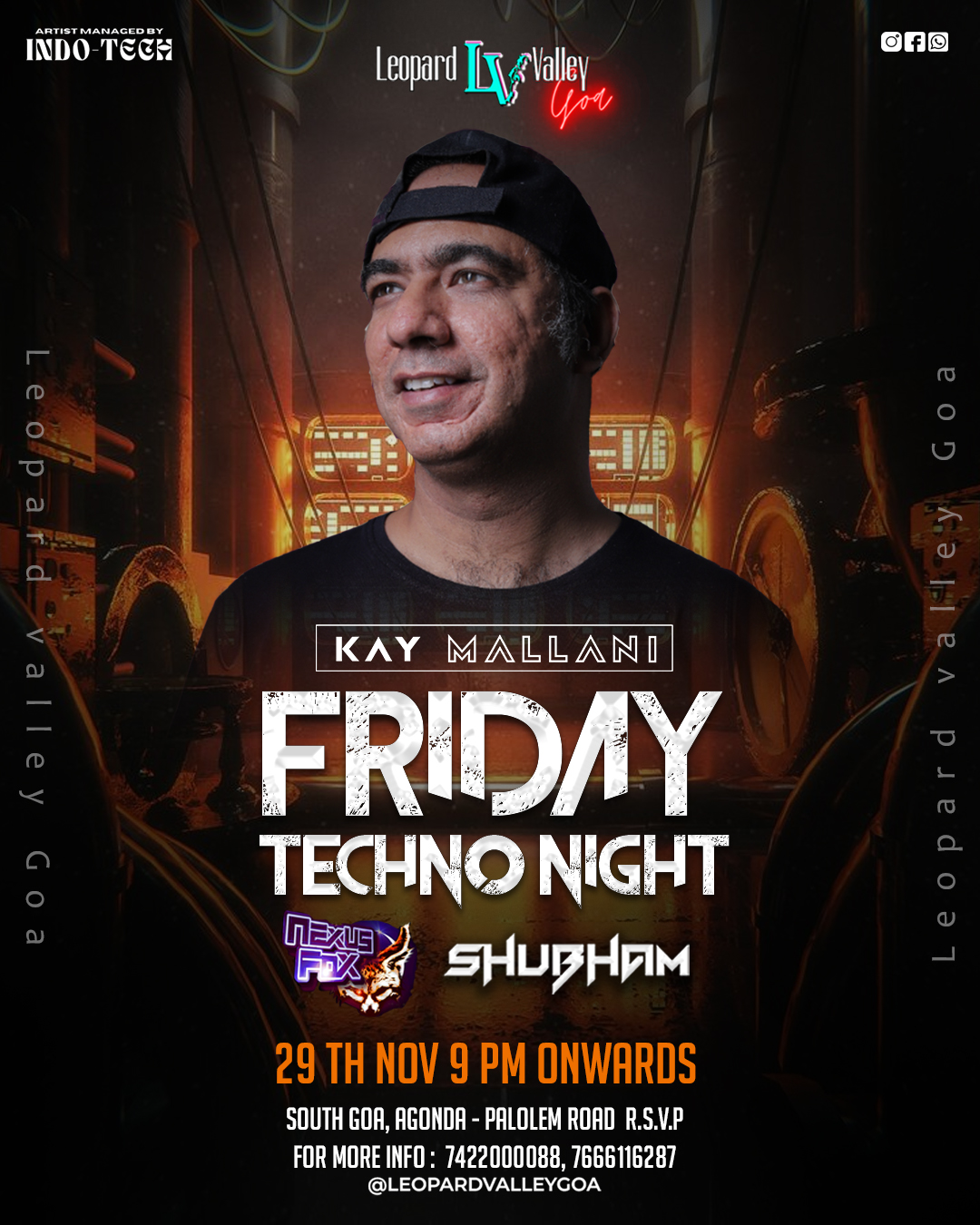 Banner for Friday Techno Night