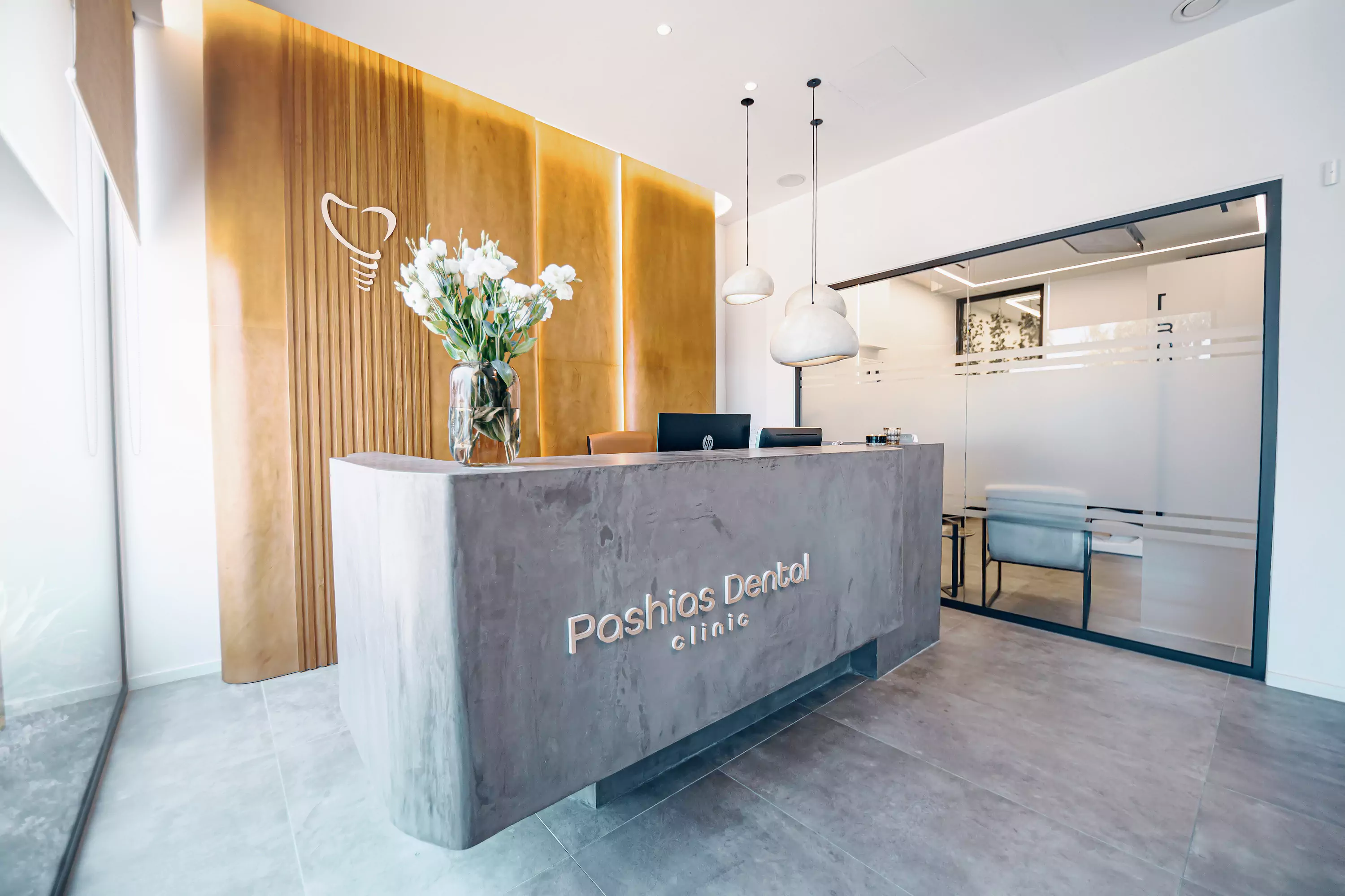Reception of the dental clinic