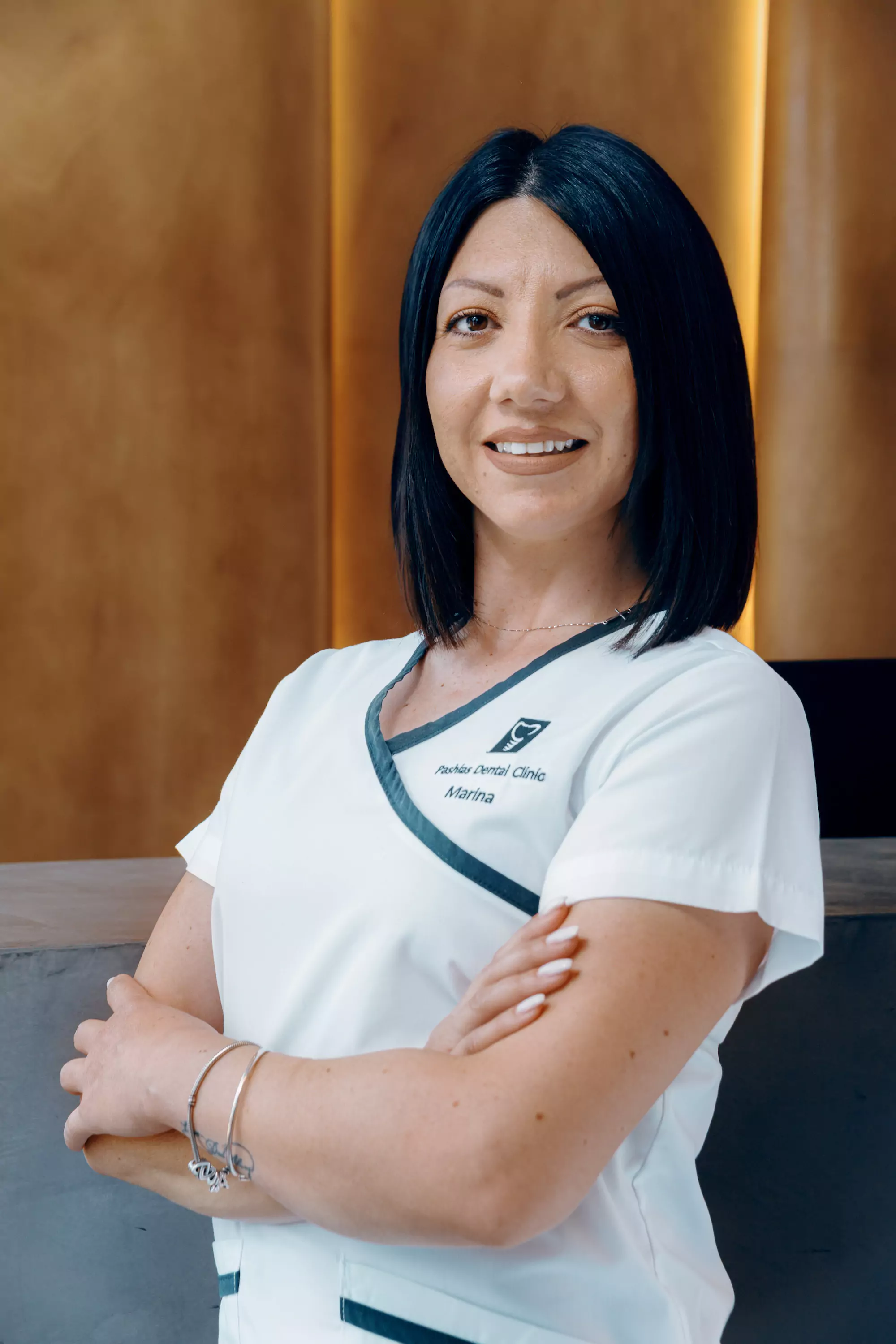 Marina Avgousti — Dental assistant with 15 years of experience, always by your side to make you feel comfortable and safe
