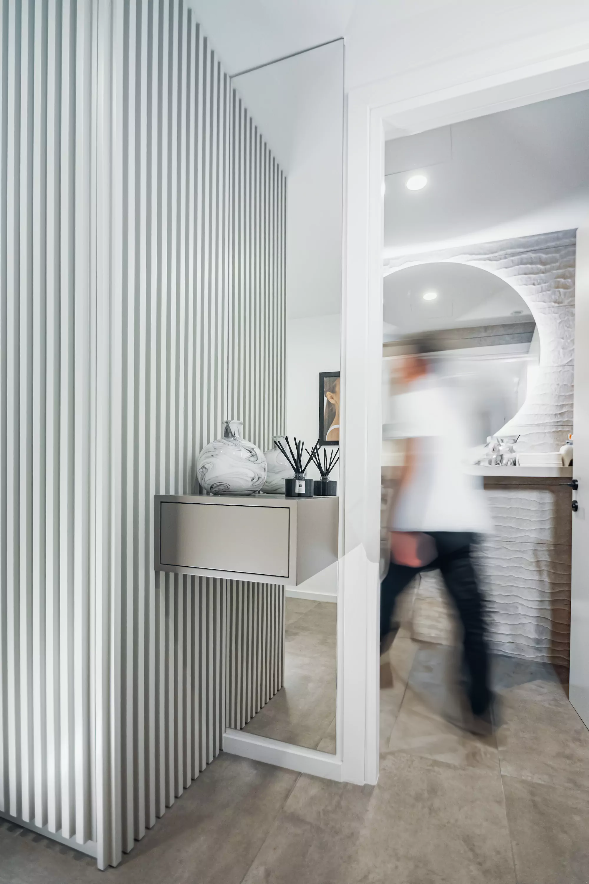 Inside the dental clinic showing accessible, disabled-friendly facilities