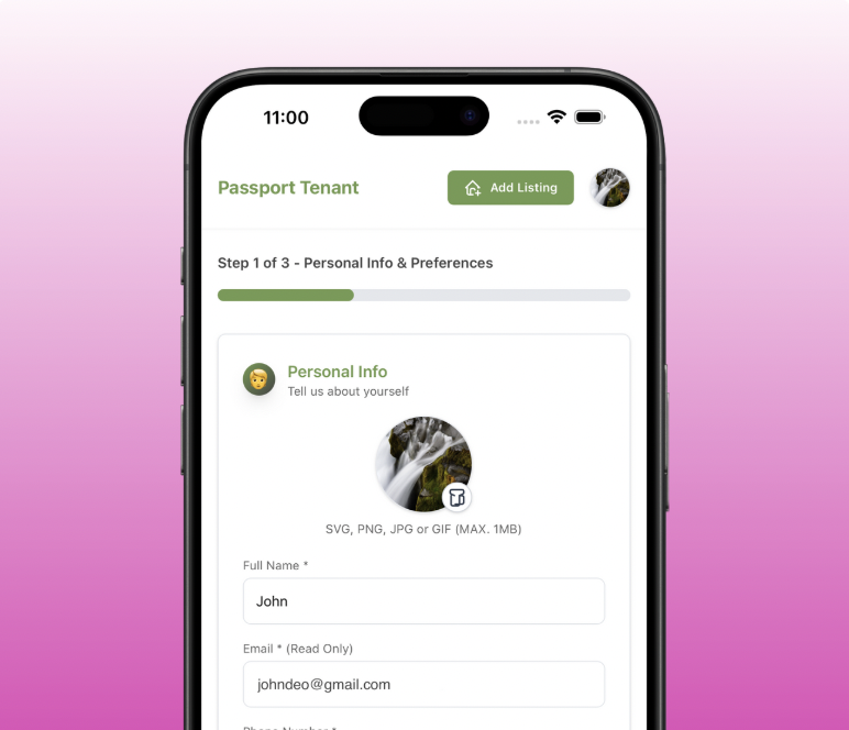 Create Your Profile & Verify