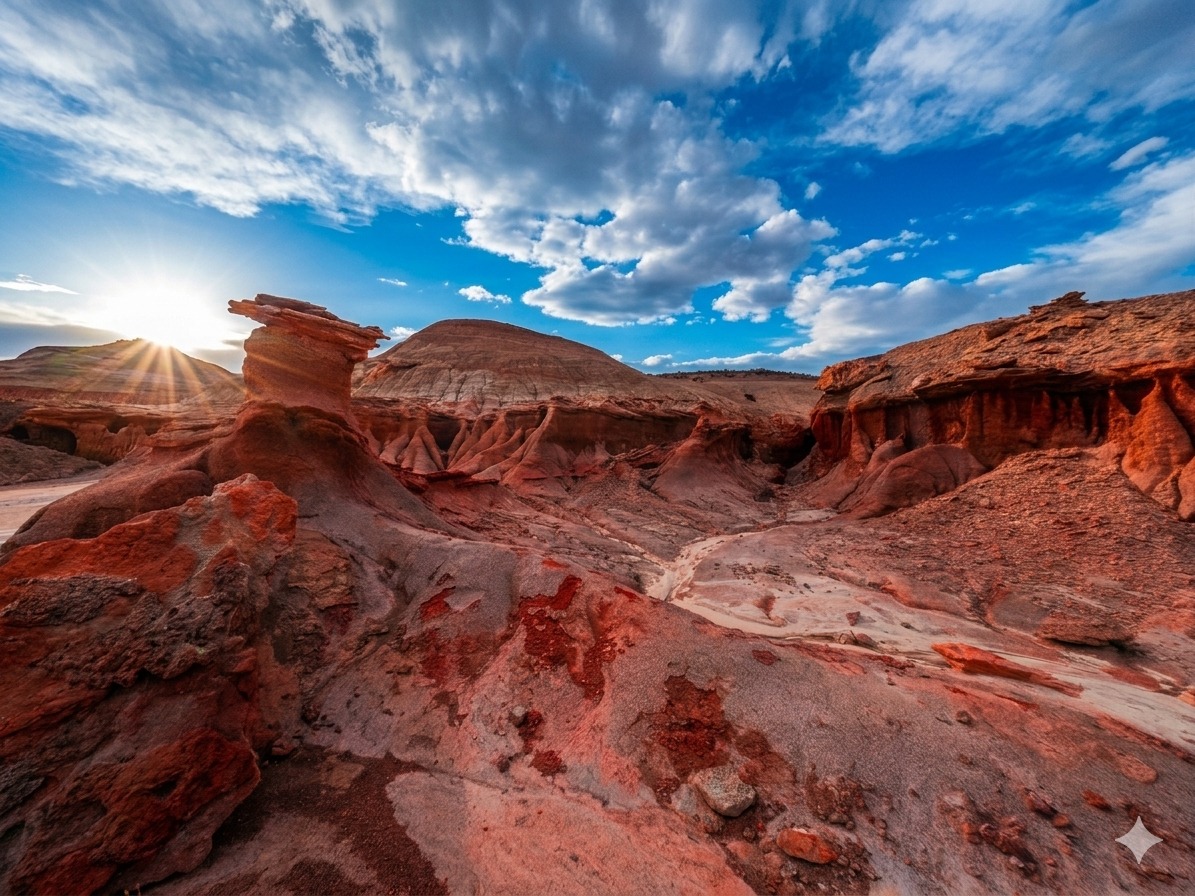 Rocas Coloradas: El impactante desierto rojo jurásico que se funde con el Atlántico — Patagonia
