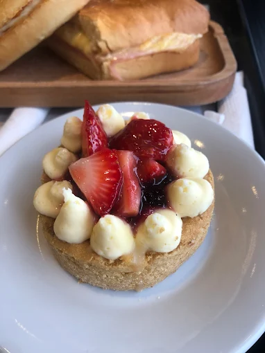 Ambiente aconchegante da Delicias de la Fuente Café em Trelew, Patagônia argentina — foto 4