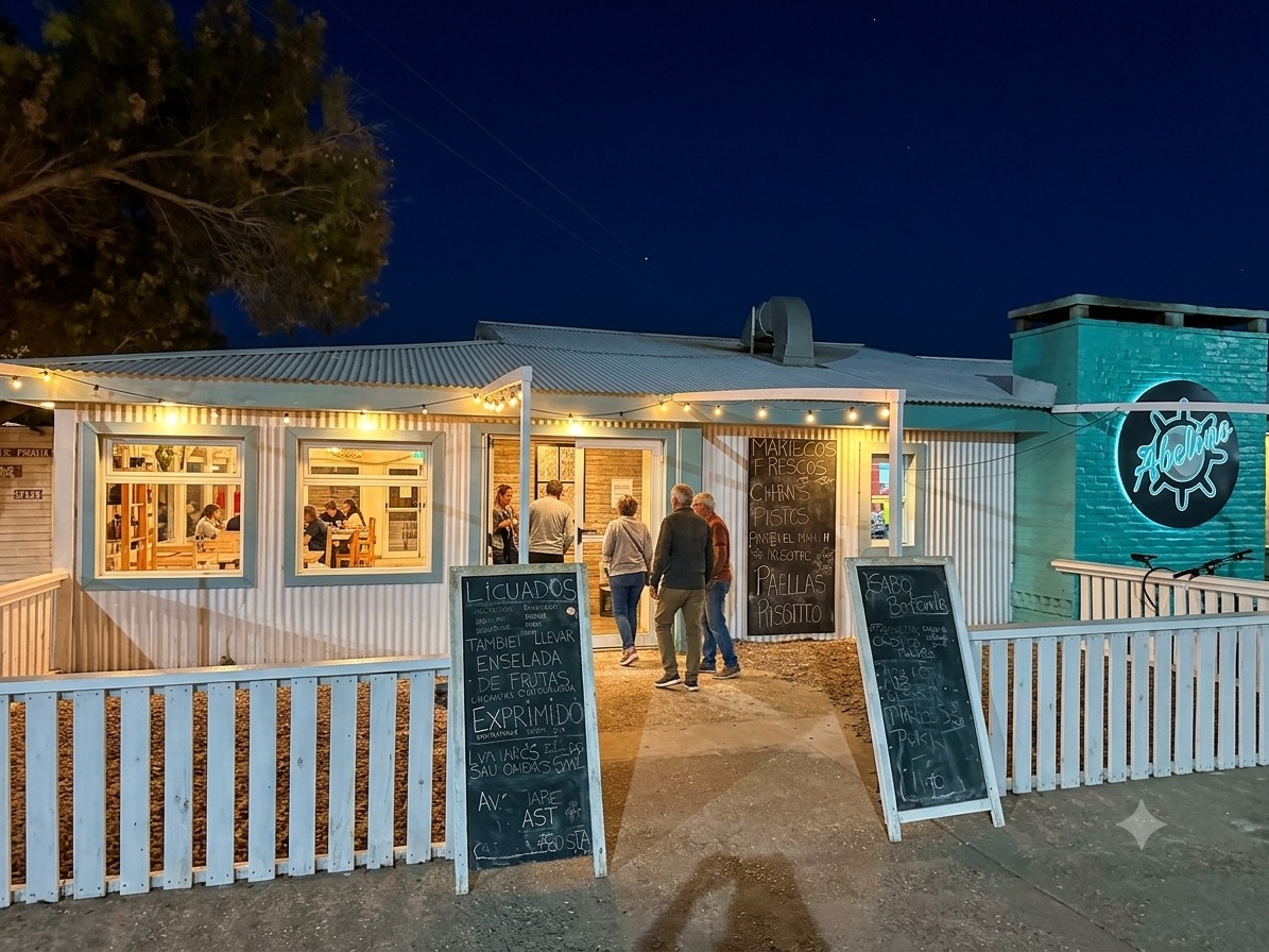 Terraço do Restaurante Abelino em Puerto Madryn com vista para o Golfo Nuevo — foto 2