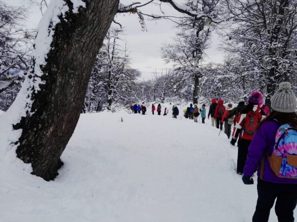 CAMINATA CON RAQUETAS — Esquel, Chubut