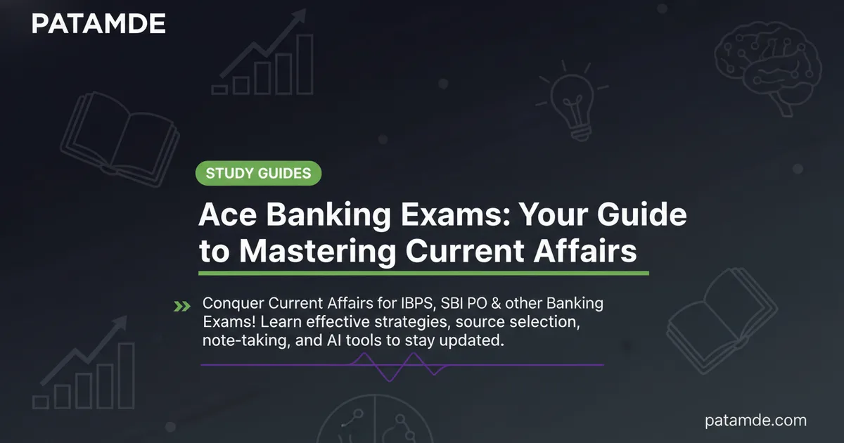 Ace Banking Exams: Your Guide to Mastering Current Affairs