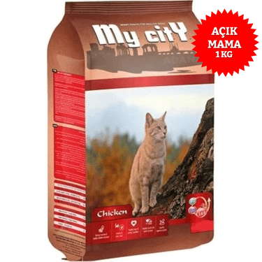 MyCity Tavuklu Kedi Maması 1 KG | Aydın Kedi Ürünleri Ürünü