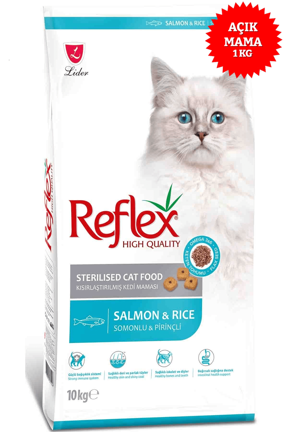 Reflex Somonlu Kısır Kedi Maması 1 KG | Aydın Kedi Ürünleri Ürünü