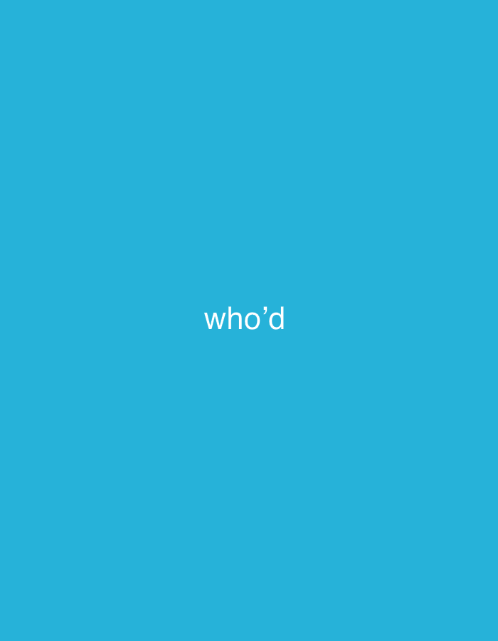 The image is a solid, vibrant blue background with the word "who'd" centered in white text. There are no people, objects, or discernible environmental features in the image, and therefore it cannot be associated with a specific location in Jalingo, Nigeria or any other city.