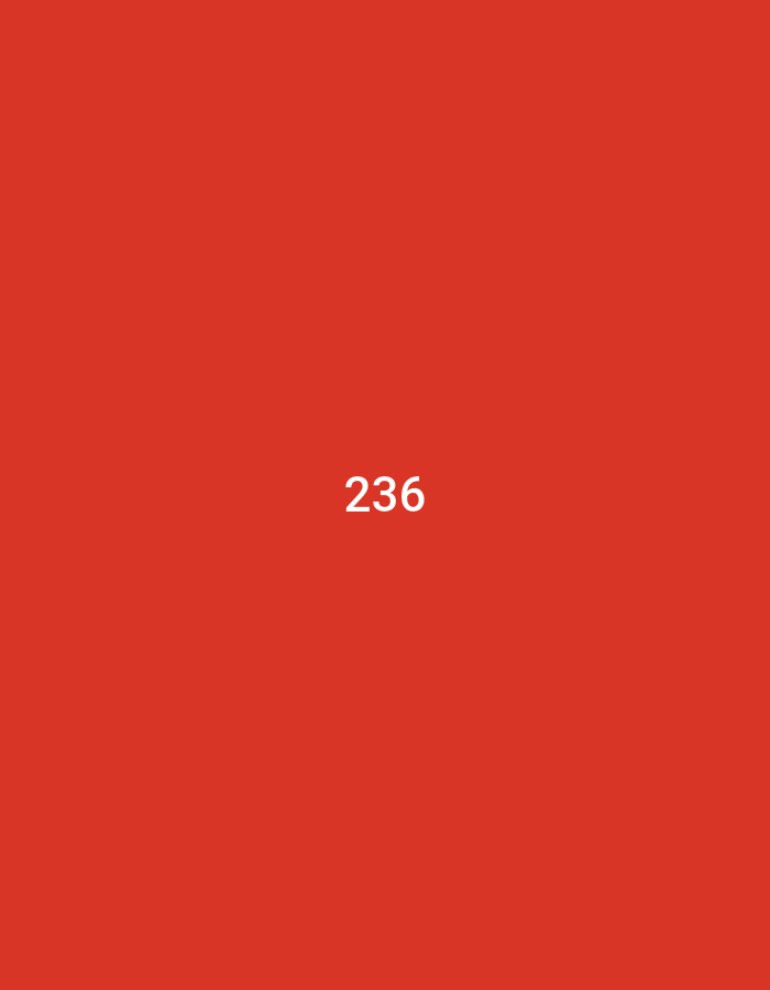 The image is a solid red background with the number 236 in white text in the center. The coordinates provided (-7.488, 112.715) correspond to a location in Kecamatan Candi, Indonesia, but the image itself does not contain any information about this location. There are no people, objects, or actions depicted in the image.