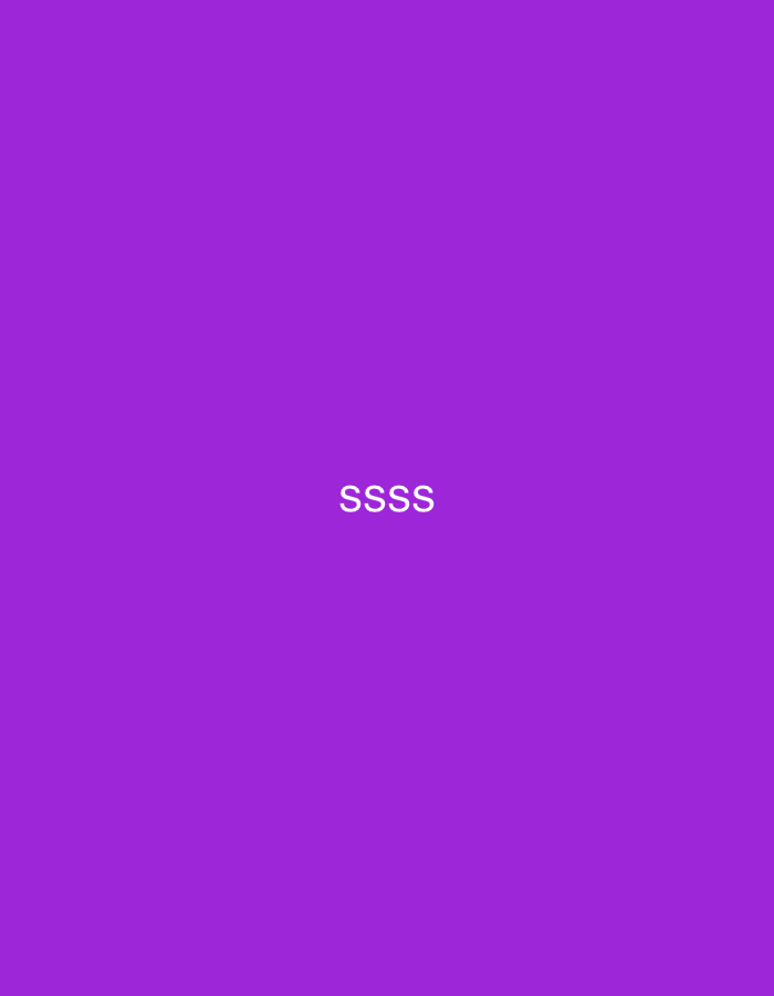 The image is a plain purple background with the text "SSSS" centered in white. There are no people, objects, scenes, or events depicted. The text is the only notable detail. The location context of Kafr Yasif, Israel is irrelevant to the content of the image.