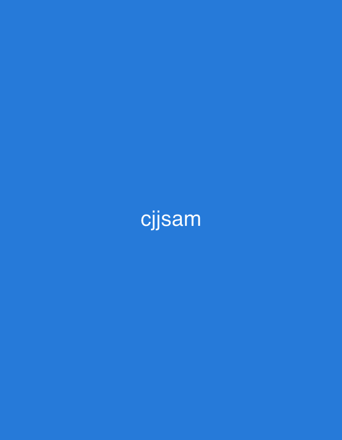 The image is a solid blue background with the text "cjjsam" in white centered on the blue field. No further details are present. There is no reference to Yerevan, Armenia, or any other location.