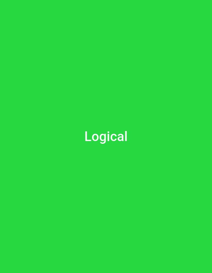 The image is a solid, bright green background with the word "Logical" written in white text centered horizontally and slightly above the vertical center. There is no visible information about the city of Howayi, Nigeria, or any other environmental or situational details.