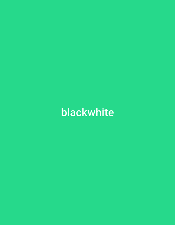 The image is a flat, plain background of a bright green color. Centered horizontally and slightly above the vertical center of the image, the word "blackwhite" is displayed in white, sans-serif text. There are no other objects, people, or discernible environmental features present in the image. The location in the city of Kowangan, Indonesia, is not depicted or inferable from the visual content of the image.
