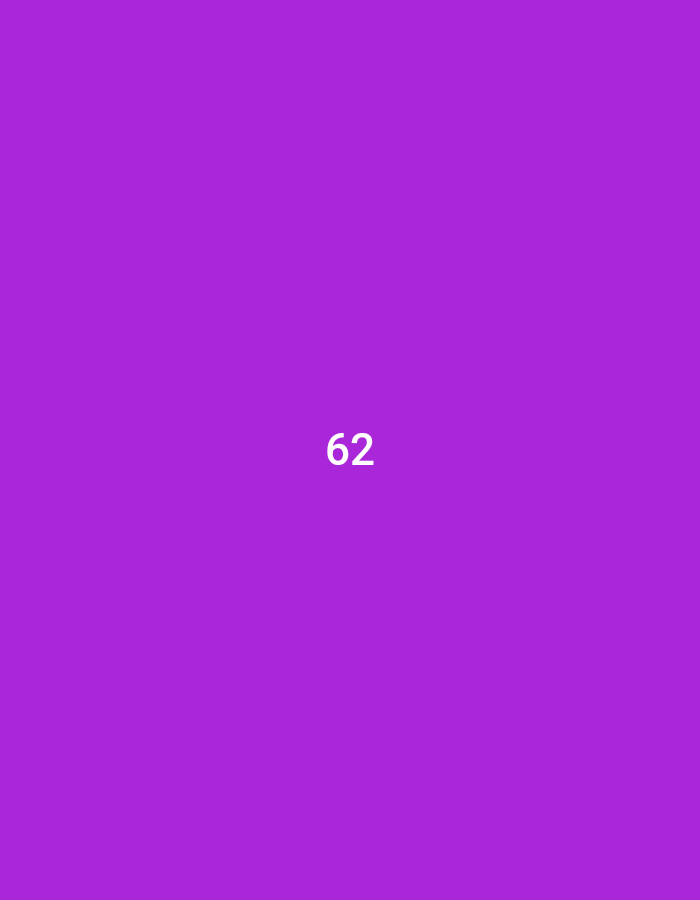 The image is a solid purple background with the number 62 in the center, written in white. The coordinates provided correspond to a location in Gresik, Indonesia. The image itself does not depict any scene, people, objects, actions, interactions, or environment.