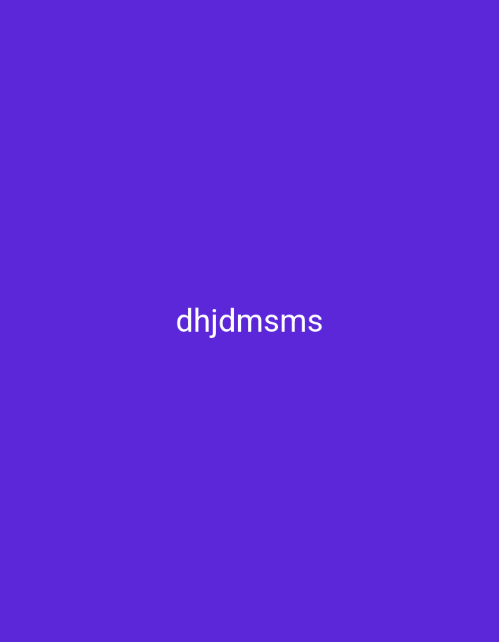 The image is a solid purple background with the white text "dhjdmsms" centered horizontally and positioned in the upper portion of the frame. There are no other discernible objects, people, or environmental features present in the image. The location in the city of Nsugpe, Nigeria is not visually represented or implied by the content of the image.