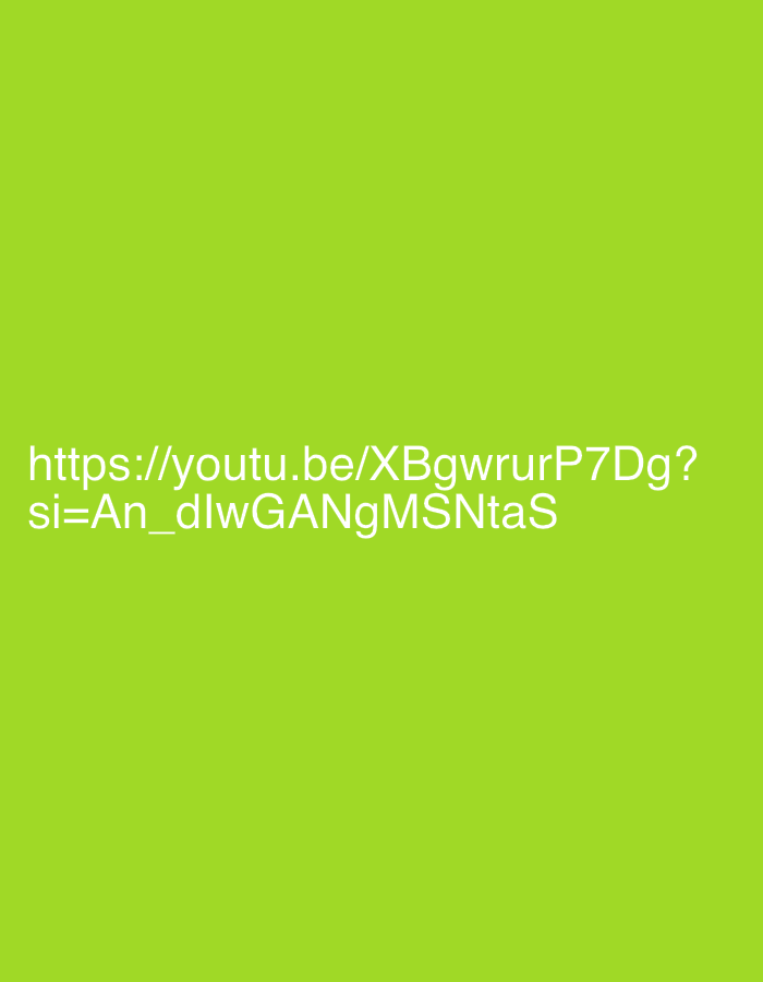 The image displays a lime green background with white text. The text reads "https://youtu.be/XBgwrurP7Dg?si=An_dlwGANgMSNtaS". There are no discernible elements of Mumbai, India present in the image.
