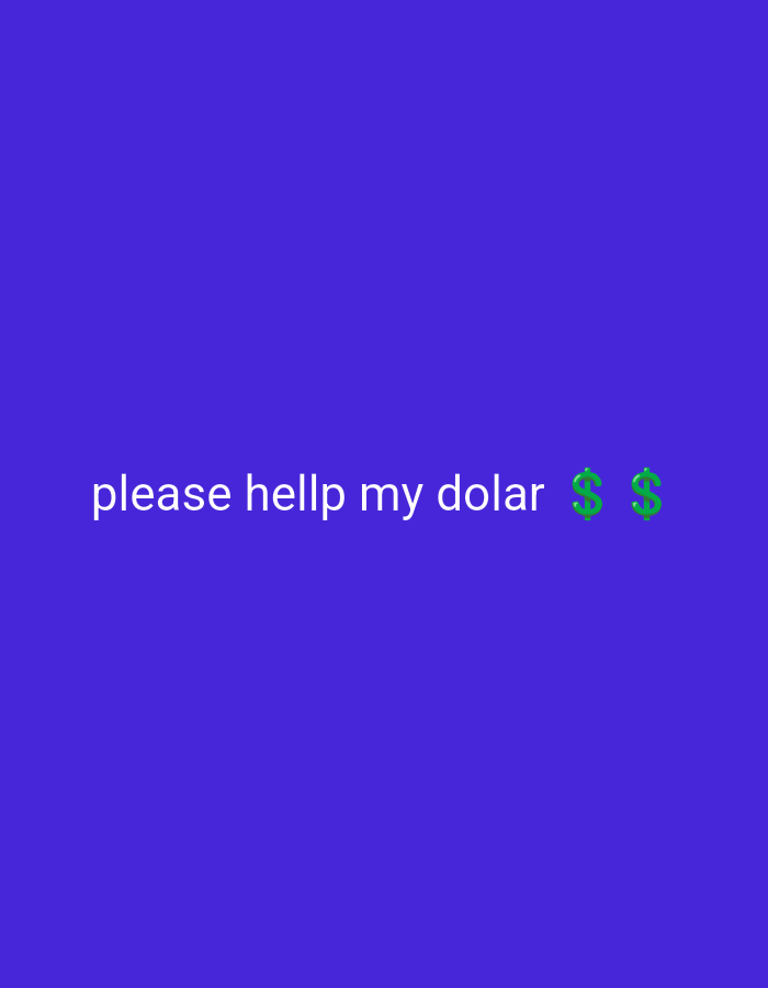 The image contains the phrase "please hellp my dolar $$" centered on a solid purple background. There is no information in the image about the city of Bukit Ketok, Indonesia.