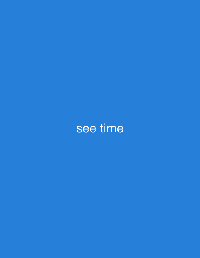 The image is a screenshot of a digital interface or application. In the center of a solid blue background, the text "see time" is displayed in white sans-serif font. There is no information in the image that suggests a location in Islamabad, Pakistan.
