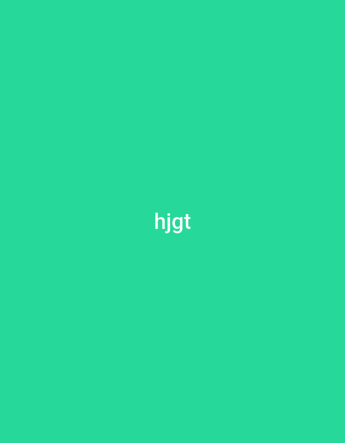 The image features a solid, vibrant green background. Centered on this green field is the white text "hjgt" rendered in a simple, sans-serif font. There are no other visible subjects, objects, people, or any discernible scene or activity. The image does not provide any specific cues for time of day, weather, or a particular physical location.