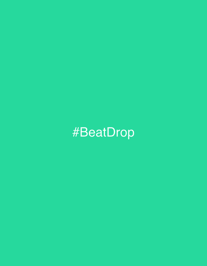 A pale green image with the text "#BeatDrop" in white in the center of the image. The background appears to be a solid color, with no other visible subjects or objects. There is no indication of the location being Saint Petersburg, Russia, or any other city.