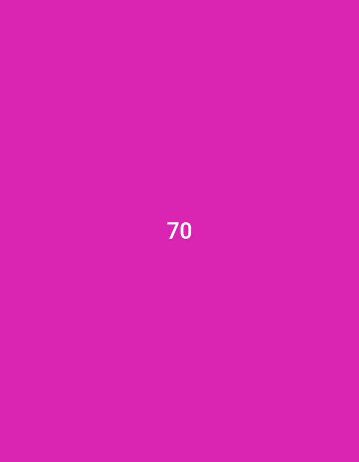 The image contains a solid pink background with the number 70 printed in white in the center of the image. The coordinates (-7.166, 112.64) correspond to a location in Gresik, Indonesia, but the image provides no information about the location or any other details about the city.