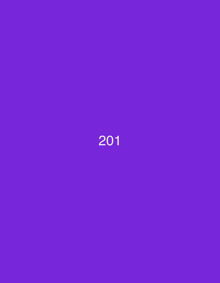 The image is a solid purple background with the number "201" centered in white text. There is no discernible location in the city of Đà Nẵng, Vietnam, nor any people, subjects, objects, actions, or interactions depicted.
