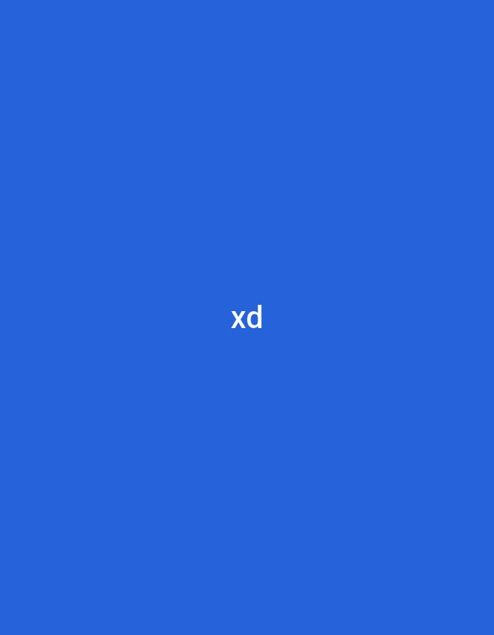The image is a solid blue background with the white text "xd" centered horizontally and vertically. There is no discernible location in the city of Porlamar, Venezuela, or any other environmental or contextual information. The image contains only the text and the background.