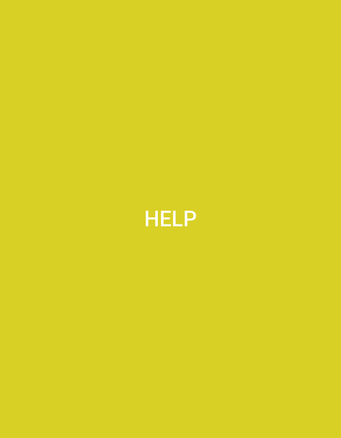 The image is a plain yellow background with the word "HELP" written in white, centered text. There is no discernible location within Küçükçekmece, Turkey, as the image contains no environmental or contextual details beyond the text and its background color.