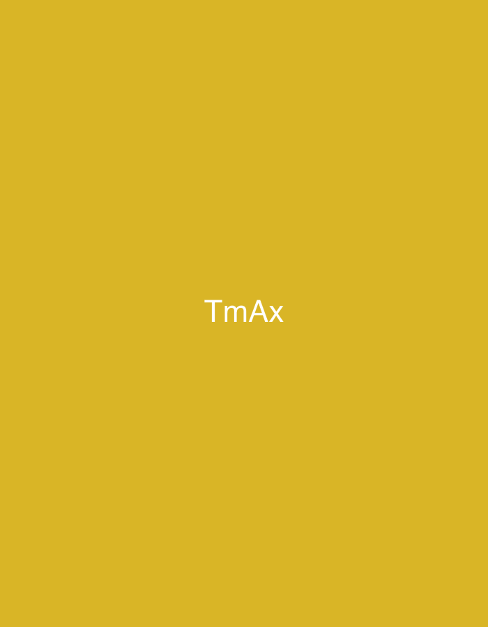 The image displays a solid mustard yellow background, centrally featuring the white text "TmAx." No individuals, tangible objects, or specific environmental features are discernible within the frame. This image is contextually linked to Casablanca, Morocco.