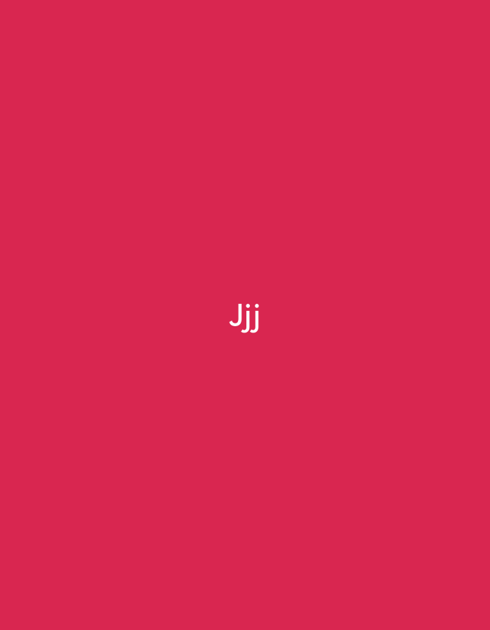 The image displays a solid, uniform background of a deep magenta hue. Centered horizontally and vertically on this background, the white text "Jjj" is displayed. This text consists of one uppercase "J" followed by two lowercase "j" characters. The scene contains no discernible geographic landmarks, architectural elements, or contextual features that would indicate a specific location such as the city of Pokrovnik, Bulgaria. No people, additional subjects, objects beyond the text, actions, or interactions are present within the depicted environment.